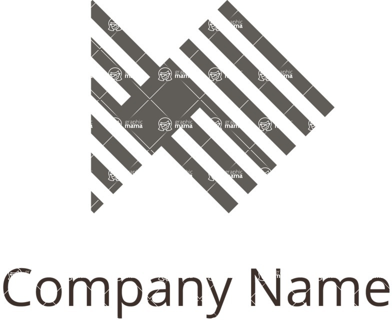 Business Logo Templates - vector graphics in a pack from GraphicMama - Vector Lines Logo Design Template